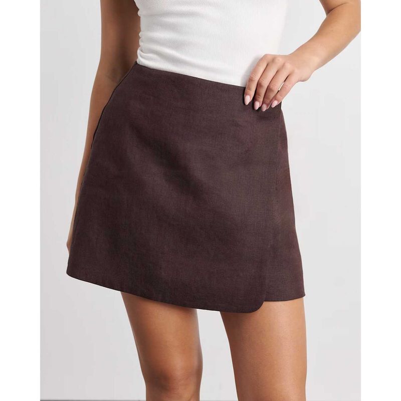 JAG Kayla Asym Mini Skirt image number 2